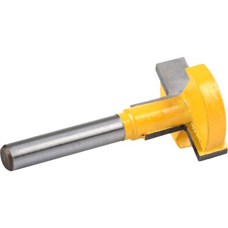 1/4" Schaft Hartmetall T-Nutfräser für die Holzbearbeitung (Gelb 27 mm) (1/5)