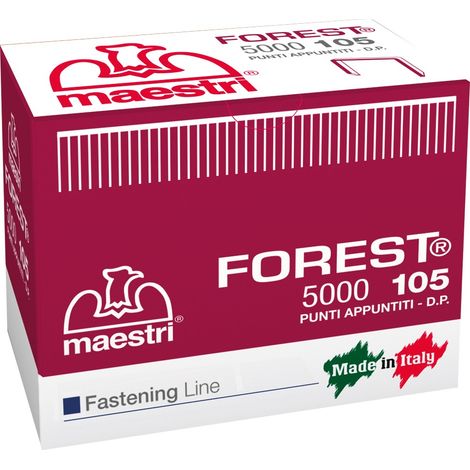 PUNTI PER FISSATRICE MECCANICA M. 105 cf. 5000 pz