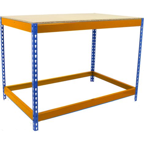 Simonrack Simonwork Basic 1 Werkbank blau orange robust
