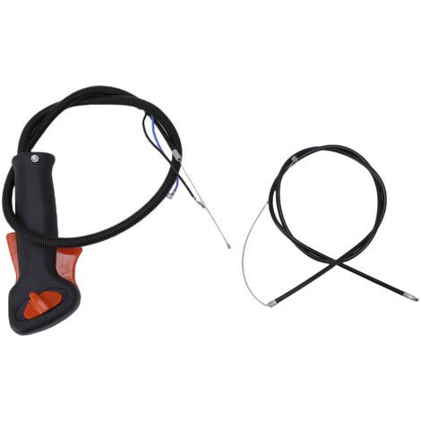 Throttle lever and switch unit for trimmers, compatible with STIHL FS75, FS80 and FS85, spare part