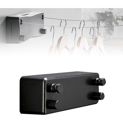 Retractable Clothes Line Wall Mounted Indoor Outdoor 2 x 5.2 m (1/5)