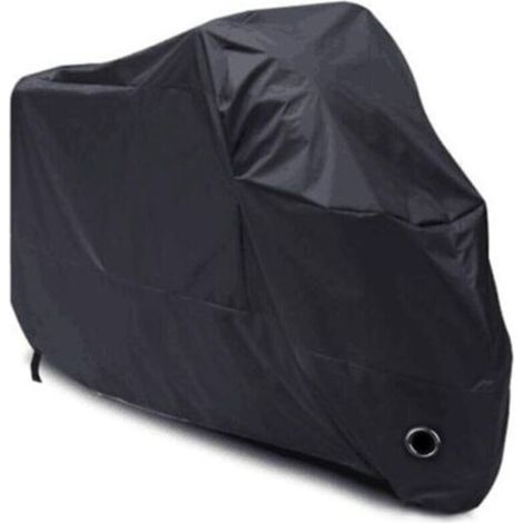 Housse de Protection pour Moto imperméable, résistant au Froid et intempéries 190T Noir Protège de la poussière - M 20090100cm..dyk. (1/4)