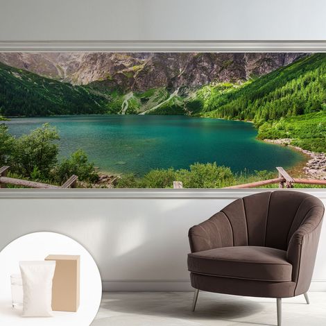 Carta Da Parati - Fotomurale In Vlies - per Decorazione pareti - Per La Cucina Camera Da Letto Per La Soggiorno paesaggio montano 250x104 cm (1/5)