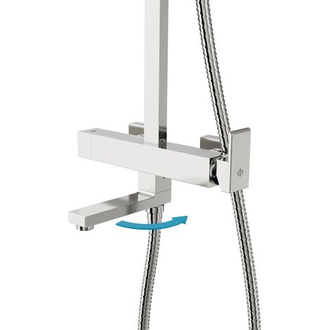 Adaptador para Salida de Bañera Acabado en Cromo Apto para Modelo Inverter C
