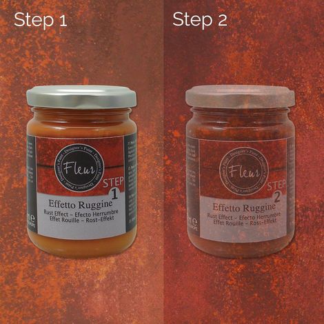 Fleur - Effetto ruggine step 1 e step 2 / step 1 + step 2