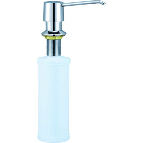 Distributeur de savon 300 ML pour plan évier maxi 45 mm - Chromé - Aquatop