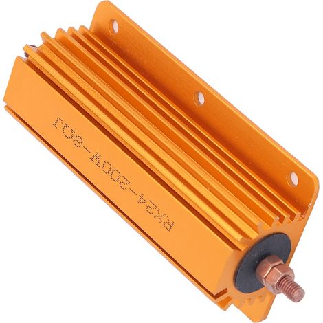 Résistance haute puissance RX24 200 W 8 Ω, boîtier en aluminium, fournitures électriques industrielles professionnelles (1/5)