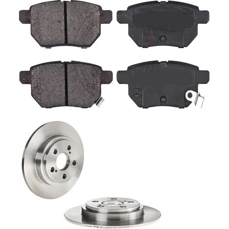 KIT FRENI POSTERIORI compatibile con TOYOTA URBAN CRUISER (P1) - DISCHI + PASTIGLIE OEM: P 83 083 / 18061 /SOSTITUZIONE DIRETTA/BASSA POLVERE/SILENZIOSO (1/5)