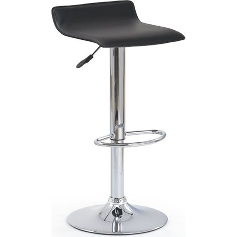 Tabouret de bar Slide noir ou crème - Noir
