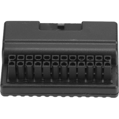 Adaptateur ATX 24 broches à 90 degrés pour carte mère, transmission sans perte, connecteur femelle 24 broches vers mâle 24 broches, avec boîtier isolant pour PC de bureau (1/5)