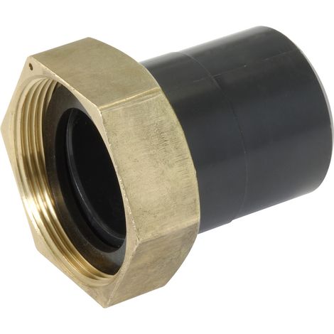 Raccordo a ferro - PVC pressione 2 pezzi dado fermo Ø50 - 50X60