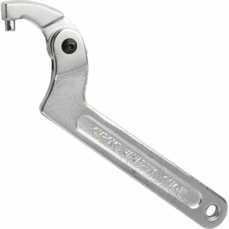 Clés à ergot articulées ajustable pour écrous à encoches 32-76mm，1 article