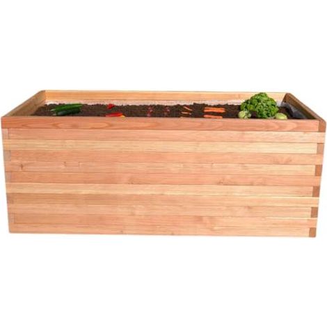 AUTRES Jardinière surélevée Royal 1 en mélèze 1300x750x750