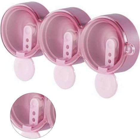Selbstgemachte Silikon-Eisformen, Eisformen für glasierte Donuts, Eisformen am Stiel, lebensmittelechte Eiswürfelformen, korallenlila. (1/5)