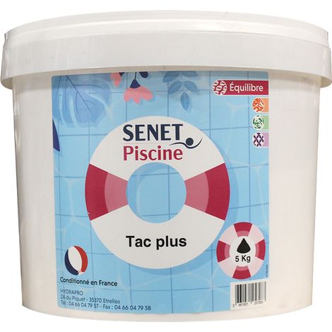 TAC+, Augmentation du titre alcalimétrique - Seau de 5Kg - SENET Piscine (1/2)