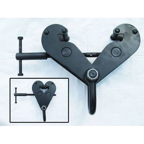 Lifting Beam Clamp with Shackle 1 Ton (1T Rigging Adjustable Girder Clamp Hoist)