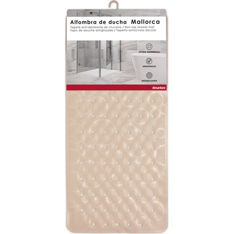 Beige Badewannenmatte 36x57cm