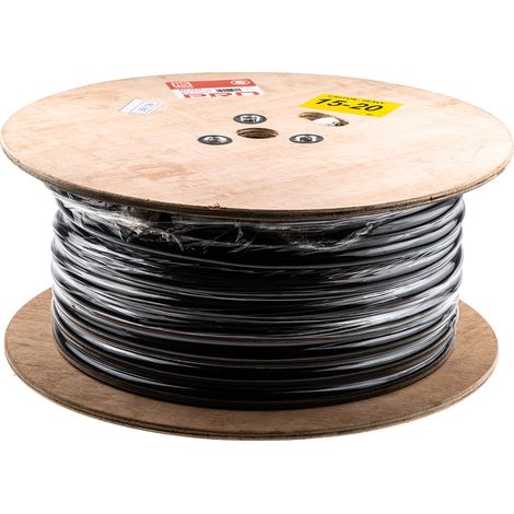 Rs Pro – Câble d'alimentation 3G6 mm² – Gaine CPE noir – Longueur 50m – Tension 450/750V c.a. – Diamètre 15.4mm (1/3)