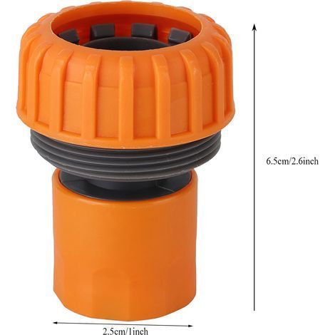 5-teiliges Schnellkupplungsset für 1-Zoll-Gartenschläuche mit Dichtung – flexibler Verbinder (1/5)