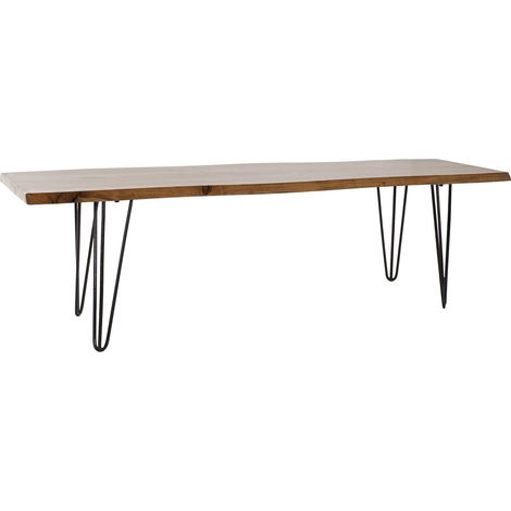 Acacia Metall Metall -Abdeckung 160x40x46 natürliches Akazie Metall mehrlöslich Farbmaterial Familienstühle und Stühle Details (1/5)