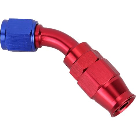 Raccord de durite AN6 pivotant adaptateur huile carburant refroidissement pour Teflon 45° (1/5)