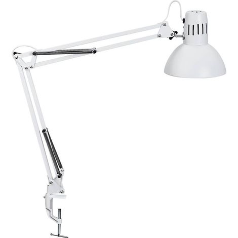 Maul MAULstudy 8230502 Lampada con morsetto E27 Bianco