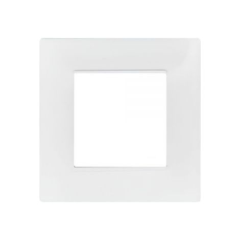 MAPAM placca tecnopolimero 2P BIANCO compatibile VIMAR PLANA - GEM-P6002-BI