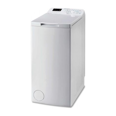 Indesit – Lave-linge top 7kg – Classe énergétique E – Vitesse d'essorage 1200 trs/min – Niveau sonore 78 dB – Départ différé
