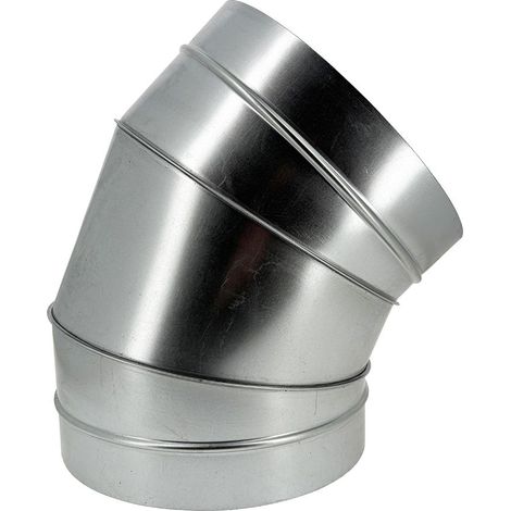 Coude à 45° en aluminium - Ø315mm pour gaine de ventilation (1/2)