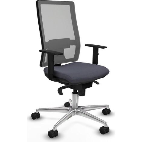piqueras-y-crespo Horna chaise bureau gris foncé ergonomique