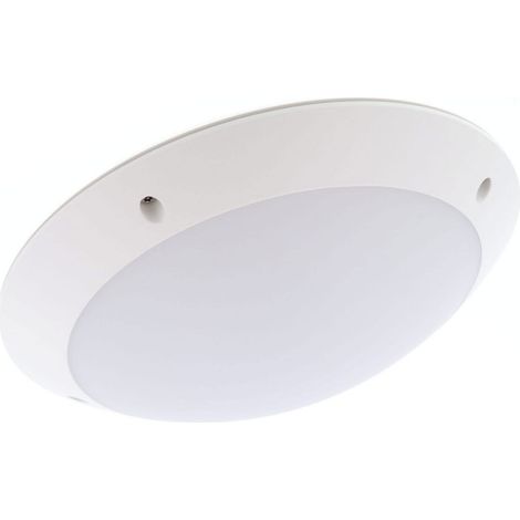 Indigo – Hublot d'extérieur Mini Timy Sensor 12W 1000lm 4000K IP66 blanc – Détecteur HF 360° – Zone de détection 10m – Installation sécurisée - OU396NW31 (1/5)