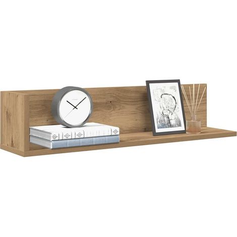 Wandregale 2 Stk. Artisan-Eiche 75x16,5x16,5 cm Holzwerkstoff