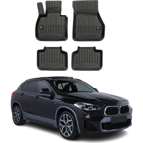 OMAC Tapis de Sol Caoutchouc Compatible avec BMW X2 F39 2018-2023 Noir Premium (1/5)