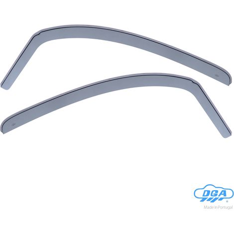 Set deflettori aria anteriori ad incastro, tipo lungo - compatibile per Renault Be Bop (05/0912/10) - Renault Kangoo (02/0805/21) - Renault Kangoo 5p (02/0805/21) (1/5)