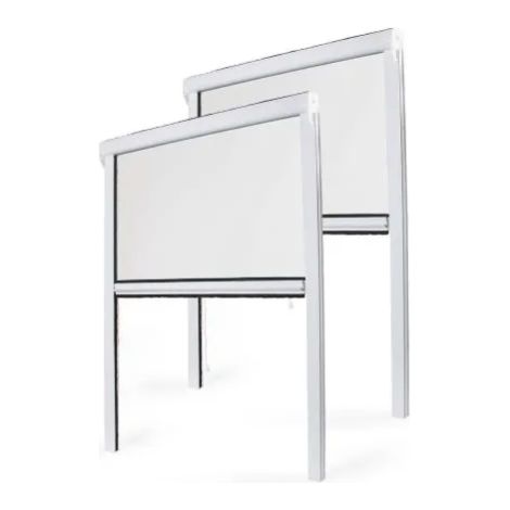 Store Moustiquaire Recoupable PVC Blanc - L 100 x H 160 cm - Lot 2