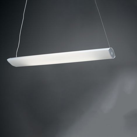 Sospensione Moderna Litos Polilux ® Bianco 1 Luce Led 18W 3000K