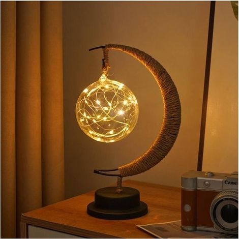 Lamp of table decorative - LED - Rechargeable USB - Bedroom d'enfant - Design contemporain (1/4)