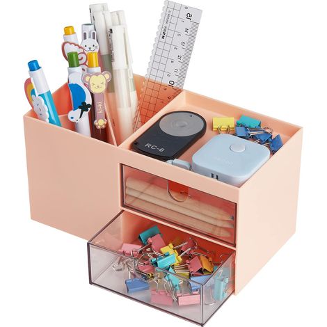 Support Stylo - Organisateur De Bureau - Compatible Bureau Maison École - Capacité Multi-Objets - 1 Pièce (1/5)