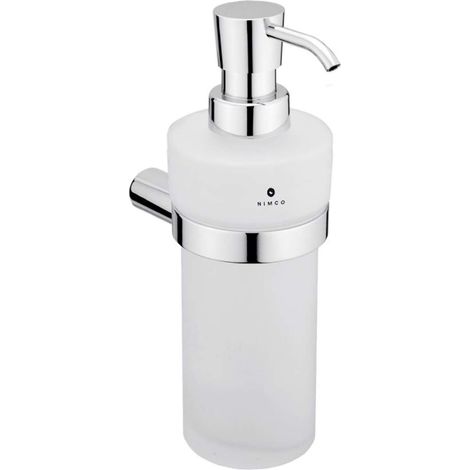 Nimco Bormo - Dispenser di sapone liquido con supporto, cromo BR 11031W-26