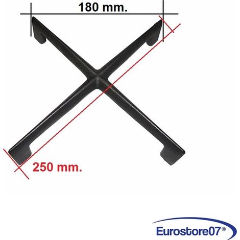 Griglia ghisa satinata cucina aeg - zanussi rex mm 250 x 250x h47 3546642020 (1/4)
