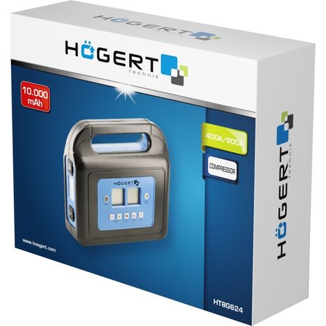 Booster de batterie de voiture Hogert HT8G624 12 V