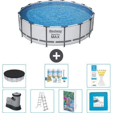 Bestway Steel Pro MAX Rund - 488x122 cm - 8-teilig S536