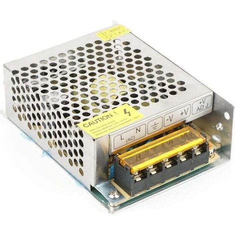 12V 5A Schaltnetzteil - 60W AC110V/220V Transformator für CCTV, Radio, Computerprojekte, LED-Streifen
