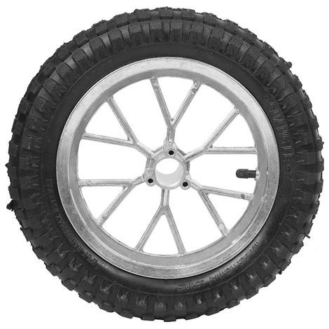 GARRYFIZH Pneu arrière de moto 12,5 x 2,75 pouces avec jante, compatible avec les mini-motos tout-terrain Coolster 49 cm³ 2 temps.