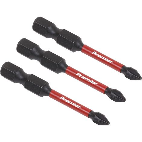 Sealey AK8229 Premier Phillips Impact Power Tool Bits 1 x 50mm 3pc (1/5)