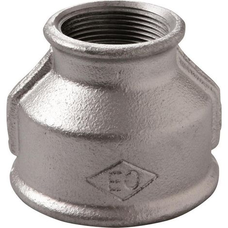 Raccord de réduction en fonte d'Atusa, numéro 240, galvanisé, 1 1/2 x 3/4