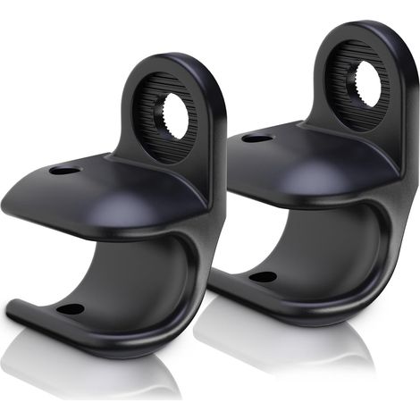 Crochet de Remorquage pour Vélo - Adaptateur Compatible avec Remorque, Lot de 2 Pièces Noires (1/5)
