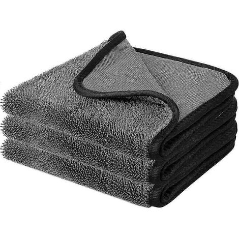 Deedlite Glistening Bath XXL Trockentuch Fast Dry 40x60cm,Duschkabinen Tuch zum Wasser Abziehen in Dusche Bad 3 SchwarzRéutilisable (1/5)