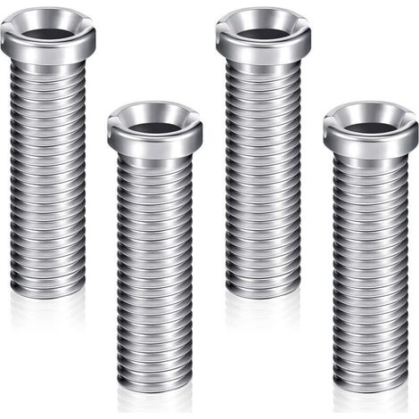 x 45mm Stainless Steel Sink Basket Screws Drain Plugs Fixing Hardware Sink Bolts Sink Basket Strainer Stopper Screws for Kitchen Sink