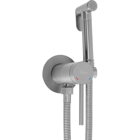 Robinet de Bidet Encastré Rea Foss Clif Brush Nickel (1/4)